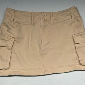 Edikted Tan Mini Skirt